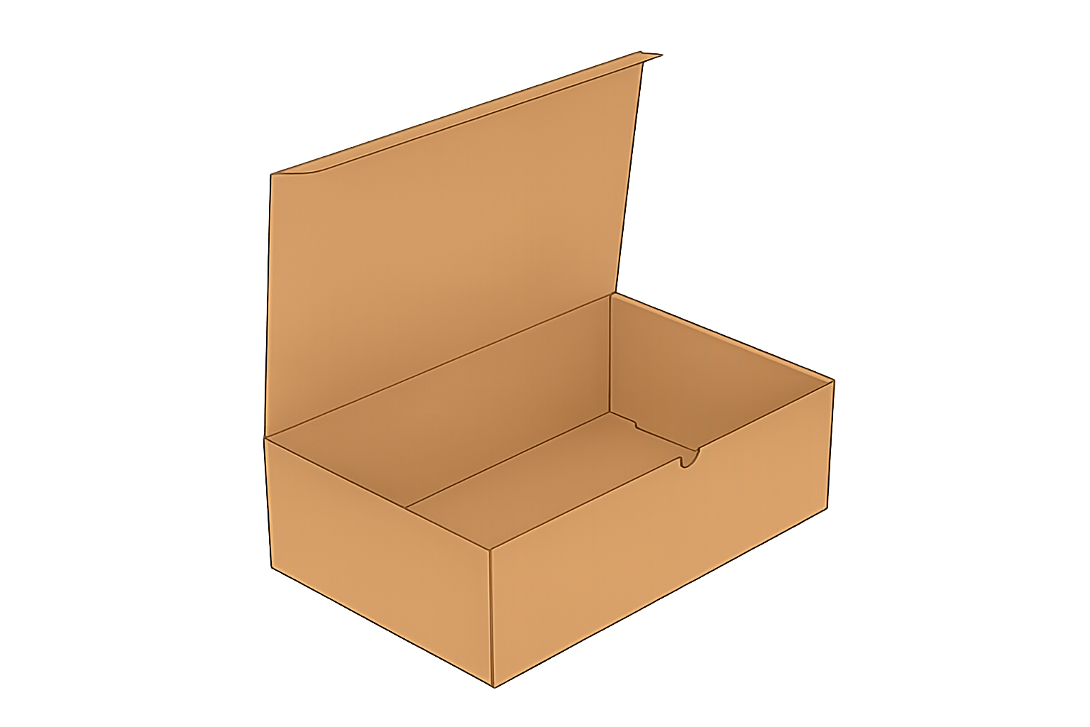 Maßgeschneiderte Versandbox (Fefco 421) – Die Kartonbox für schnelles und ordentliches Verpacken