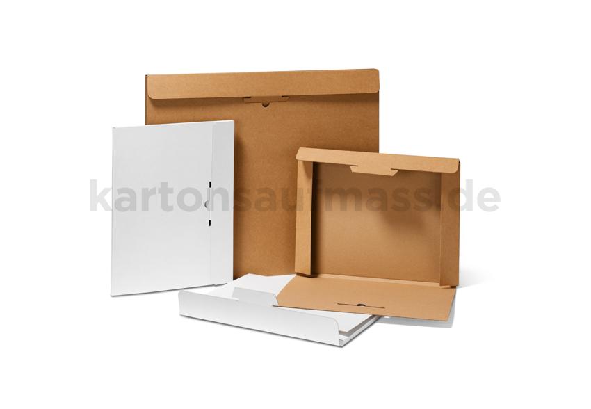 Kalenderverpackung fefco 012 Braun Weiss unbedruckt
