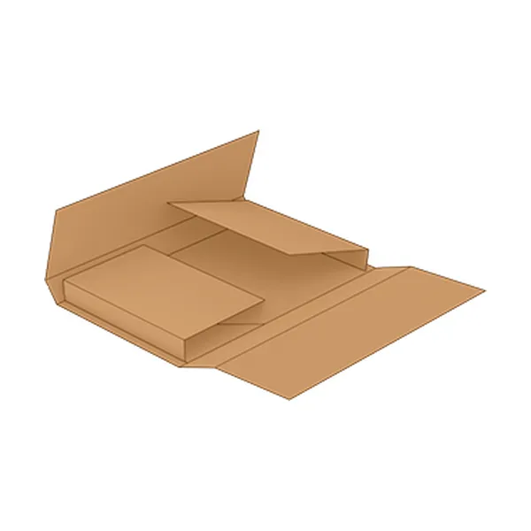 Kreuzwickel FEFCO 473 aus Wellpappe für flache Produkte