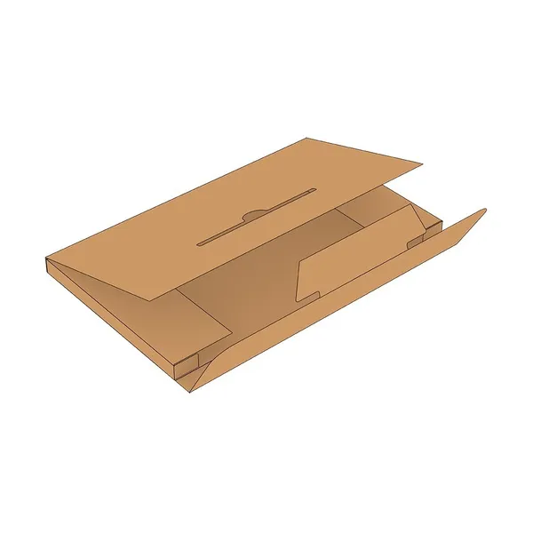 Kalenderverpackung FEFCO 412 aus Wellpappe für flache Produkte