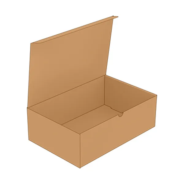 Versandbox FEFCO 421 aus brauner Wellpappe für Online-Shops