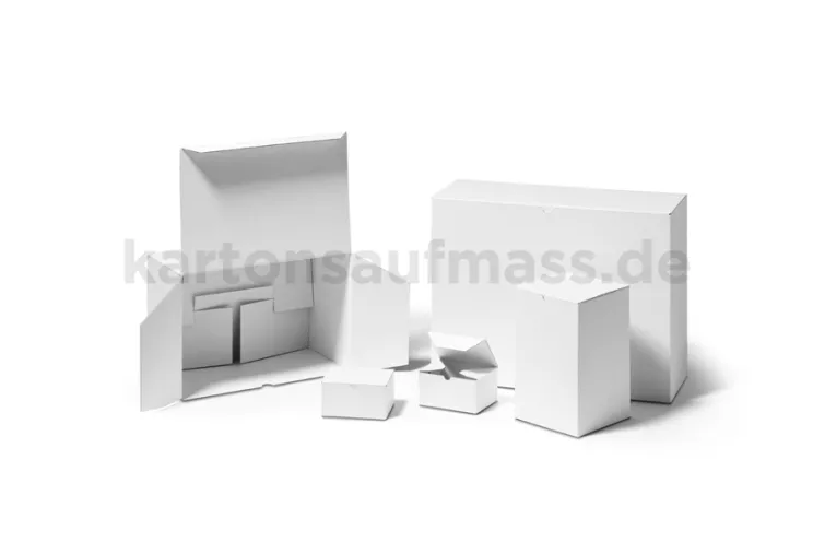 Klappschachtel fefco215 Weiss unbedruckt