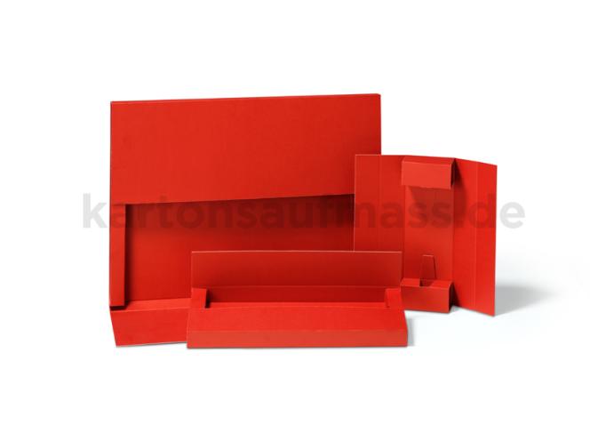 Rote Buchverpackung 