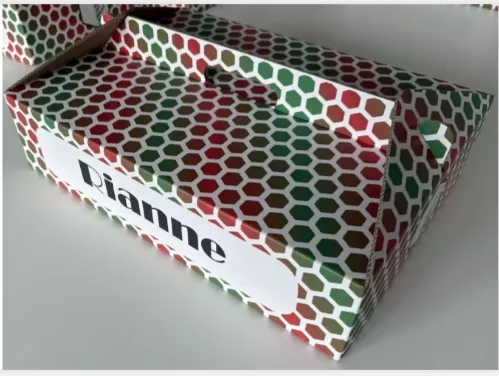 Weihnachtsgeschenk für Rianne aus Pappe hergestellt
